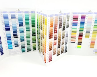 DMC Color Card - Real Thread - All 489 Embroidery Floss Colors+