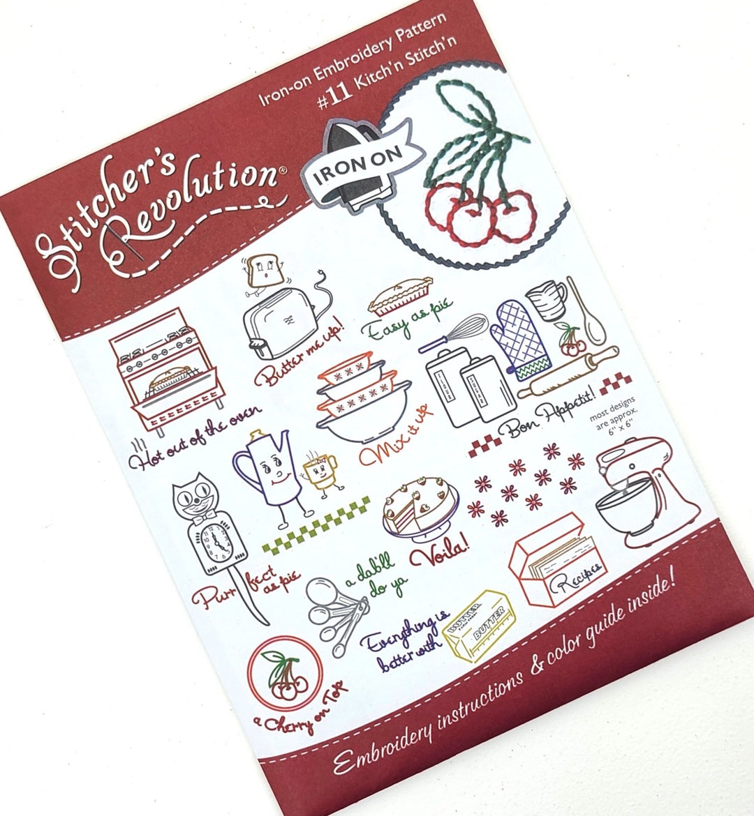 Aunt Martha's Kitchen Iron-on Embroidery Patterns Stitcher's Revolution ...