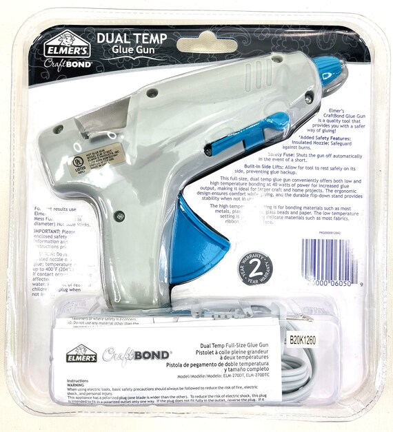 Elmer's Dual Temp Glue Gun Craft Bond Full Size Dual Temp Glue Gun