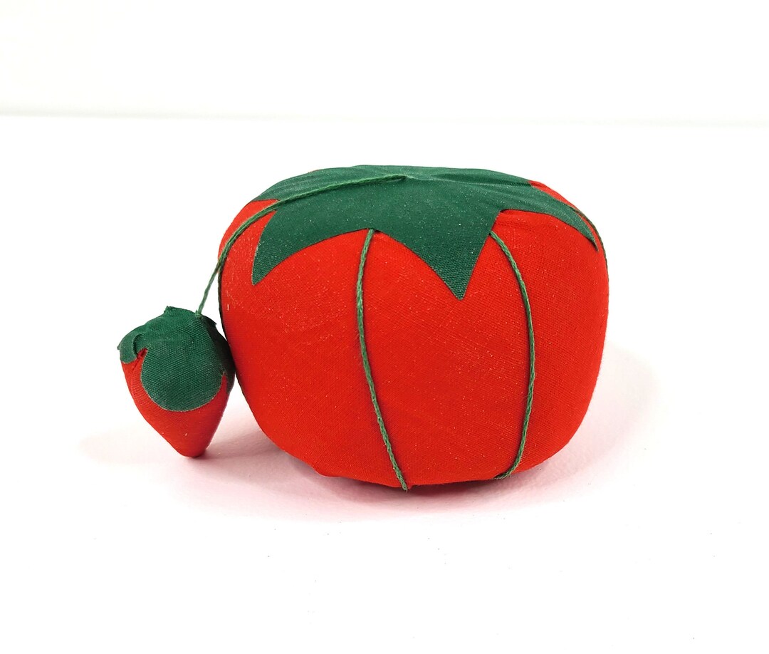 Large Tomato Pin Cushion Dritz Sewing Pin Cushion Tomato Strawberry