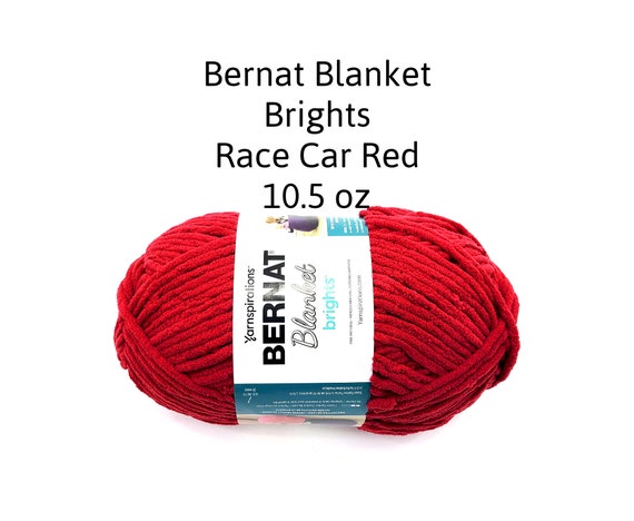 Buy Bernat Blanket Brights Yarn Race Car Red 10.5oz 300g 220 Yards  Yarnspirations Online in India 