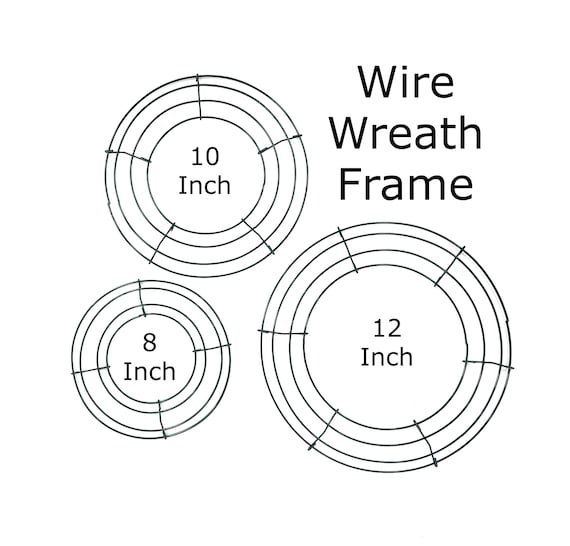 Heart Wire Wreath Base Supply Wreath for Front Door Wreath Frame 12 Inch  Wire Form Set of 3 Wreath Wire DIY Craft Supply Floral Wreath Base 