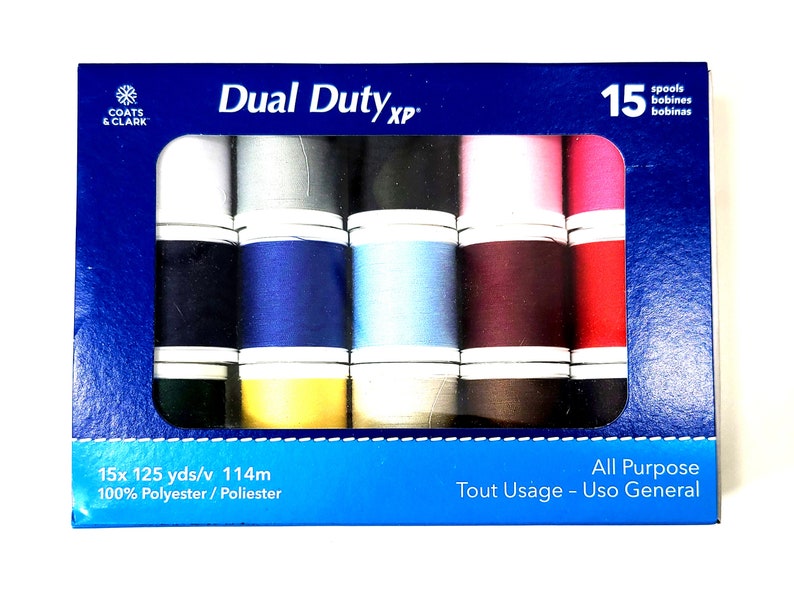 Sewing Thread Coats and Clark Thread Box 15 Spool Thread Etsy