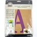 Stencils - Alphabet Stencils - Monogram Paper Stencils - Poster Making ...