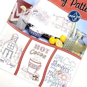 Aunt Martha's Book of Embroidery Patterns - #411 the Four Seasons ...