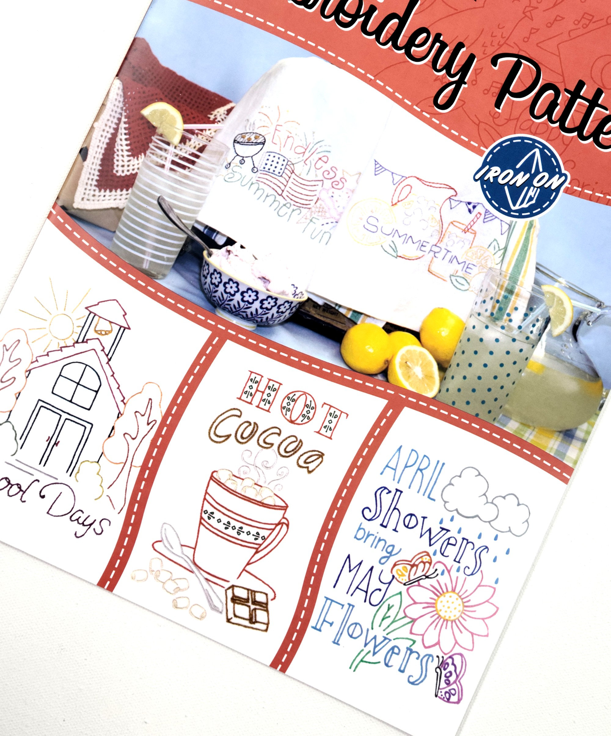 Aunt Martha's Book of Embroidery Patterns - #411 the Four Seasons - 8 ...