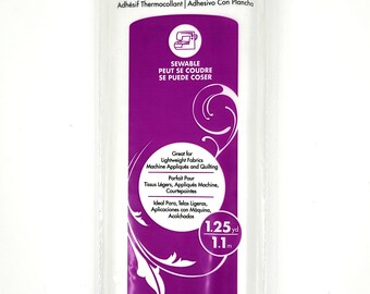 Heat n Bond Lite Sewable Iron-On Adhesive - Lightweight Fabric Adhesive - Machine Applique and Quilting - Permanent - HeatnBond - Sewing