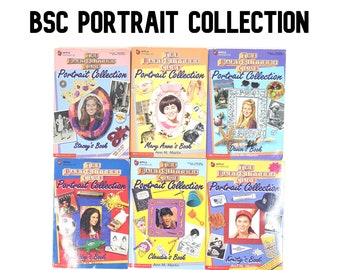 Babysitter's Club Book Portrait Collection - 80's Book - Ann M Martin - BSC - Babysitter's - Chapter Books - Age 9-12 Reading