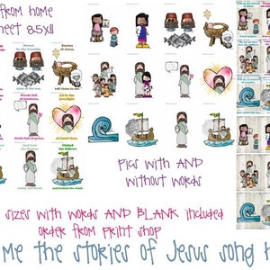 lds primary song visuals tell me the stories of Jesus