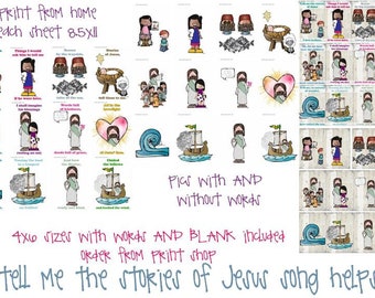 lds primary song visuals tell me the stories of Jesus