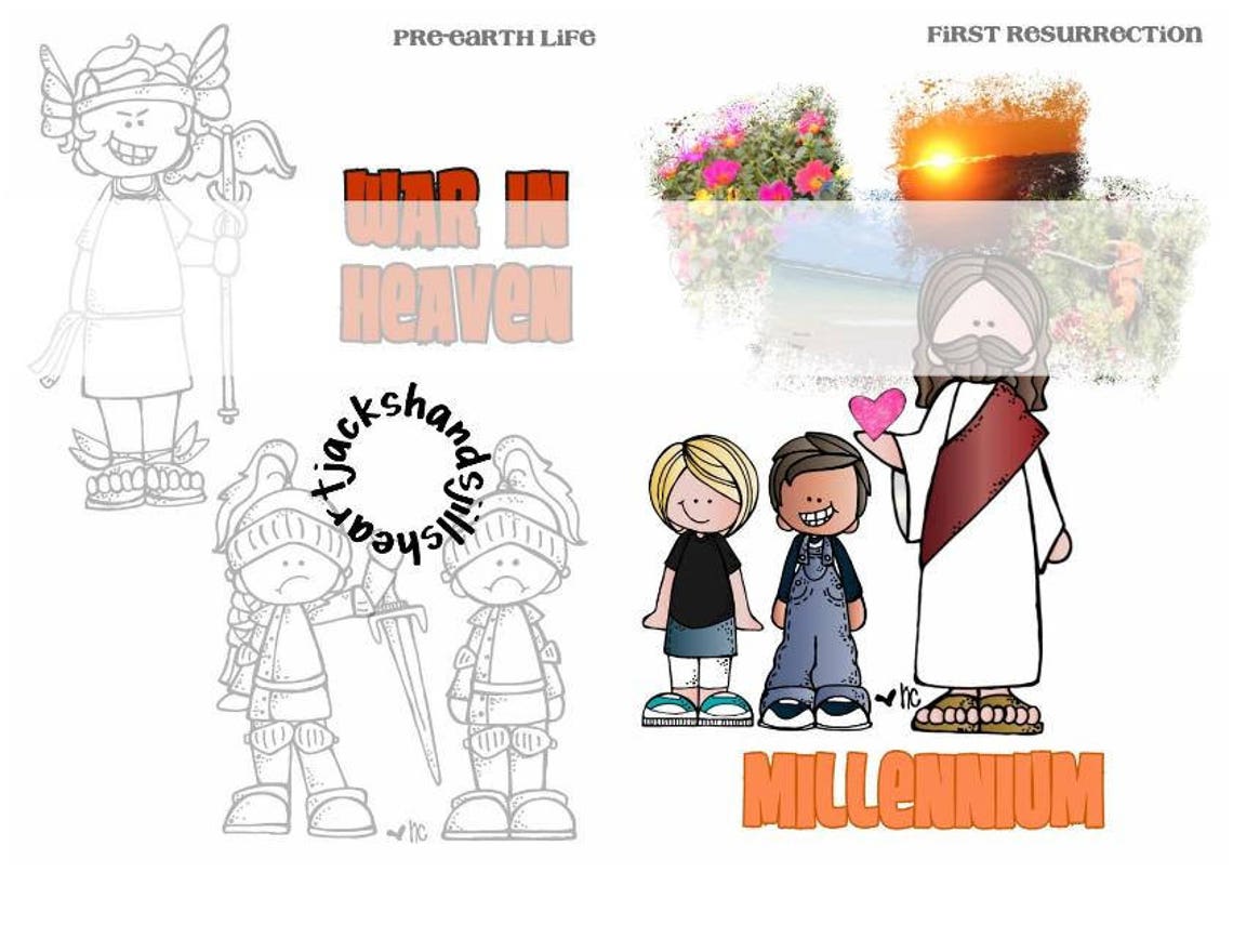 The Plan of Salvation Visuals, Sharing Time or Other - Etsy