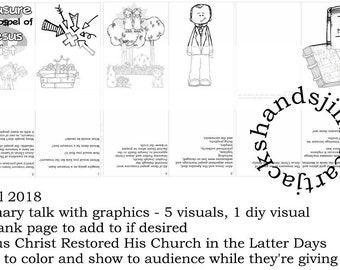 LDS primaires parler Jésus Christ restauré son église dans les derniers jours - thème mensuel avril 2018