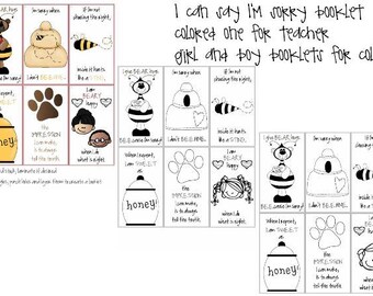 Sunbeams - I can say I'm sorry booklet from lesson 29