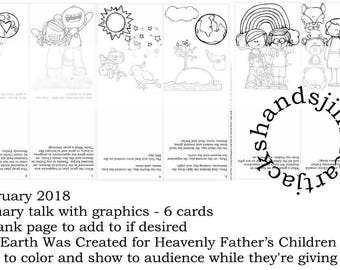 LDS primaires parler la terre a été créé pour les enfants de notre Père céleste - thème mensuel février 2018