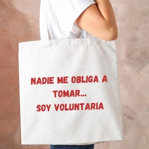 Funny Latina Tote Bag – Cotton Canvas Shopper, Mexican Mom Gift, Spicy Latina Aesthetic Purse