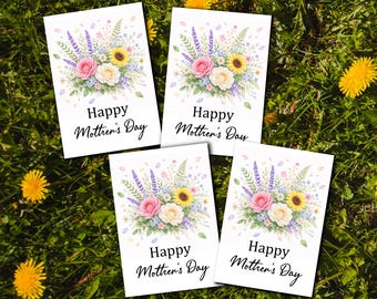 Personalized Wildflower Seed Packets, Custom Mother's Day Garden Favors