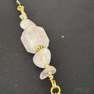 Rose Quartz Crystal Bookmark