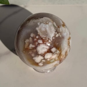 Flower Agate Sphere