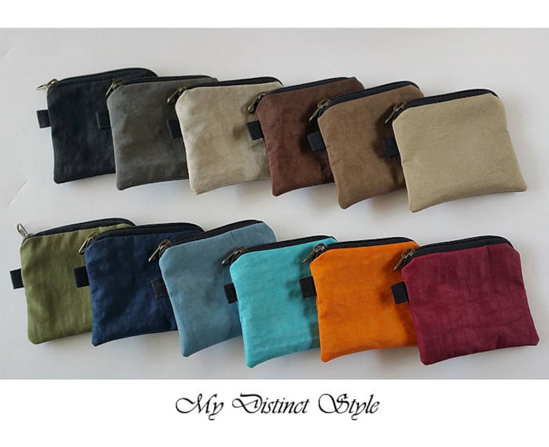 CHOOSE ONE / Mini Coin Purse / Crinkle Nylon Coin Purse / Etsy