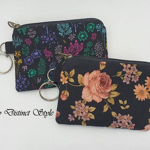 CHOOSE ONE / Schlüsselanhänger Geldbörse / Brieftasche Geldbörse / Mini Geldbörse / Kartenhalter / Geldbörse aus Stoff / Schlüsselring / Minimalistische Geldbörse