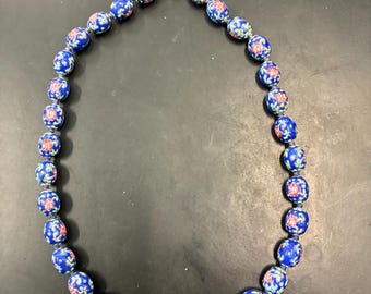 Vintage Chinese Cloisonné Necklace