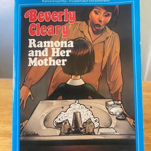 Ramona et sa mère de Beverly Cleary | Deuxième édition de poche, années 80 | Série de livres Ramona pour enfants