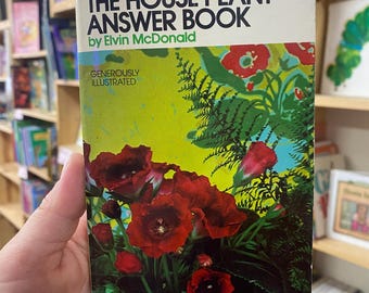 Libro de respuestas sobre plantas de interior antiguas - Guía de jardinería de 1975