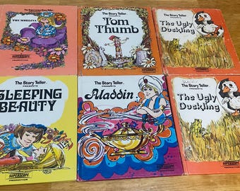 Vintage Story Teller Series Children's Books, 1970s