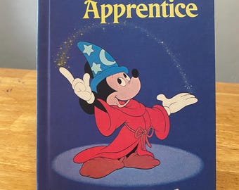 Walt Disney's The Sorcerer's Apprentice | Eerste druk met harde kaft 1973 | Vintage Disney-boeken