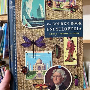 Enciclopedia The Golden Book, edición vintage de 1960, tercera y cuarta edición. Enciclopedia completa para niños de primaria