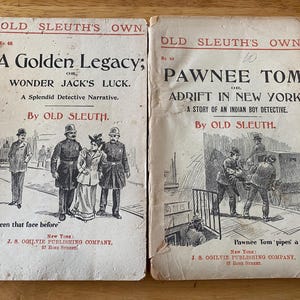 Old Sleuth&#39;s Own Antiquarian Series - 1896 Copyright | Eureka Detective Series | Antiquarian Books and Series