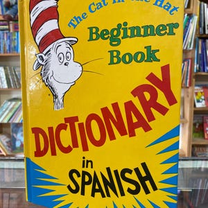 Die Katze im Hut Anfängerbuch-Wörterbuch in Spanisch | Libros en español | Libros para niños