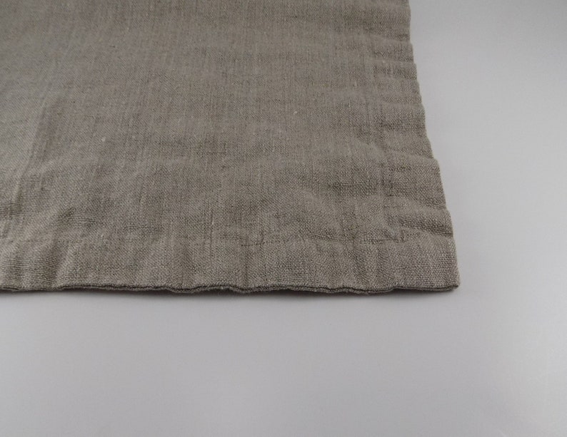 Multipurpose Canvas Weight Linen Mat in Natural Dye Free Etsy
