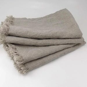 Natural dye free fingertip towel, fringed spa facial towel, washcloth, napkin, guest towel, set of 6, 11&quot; x 18&quot;