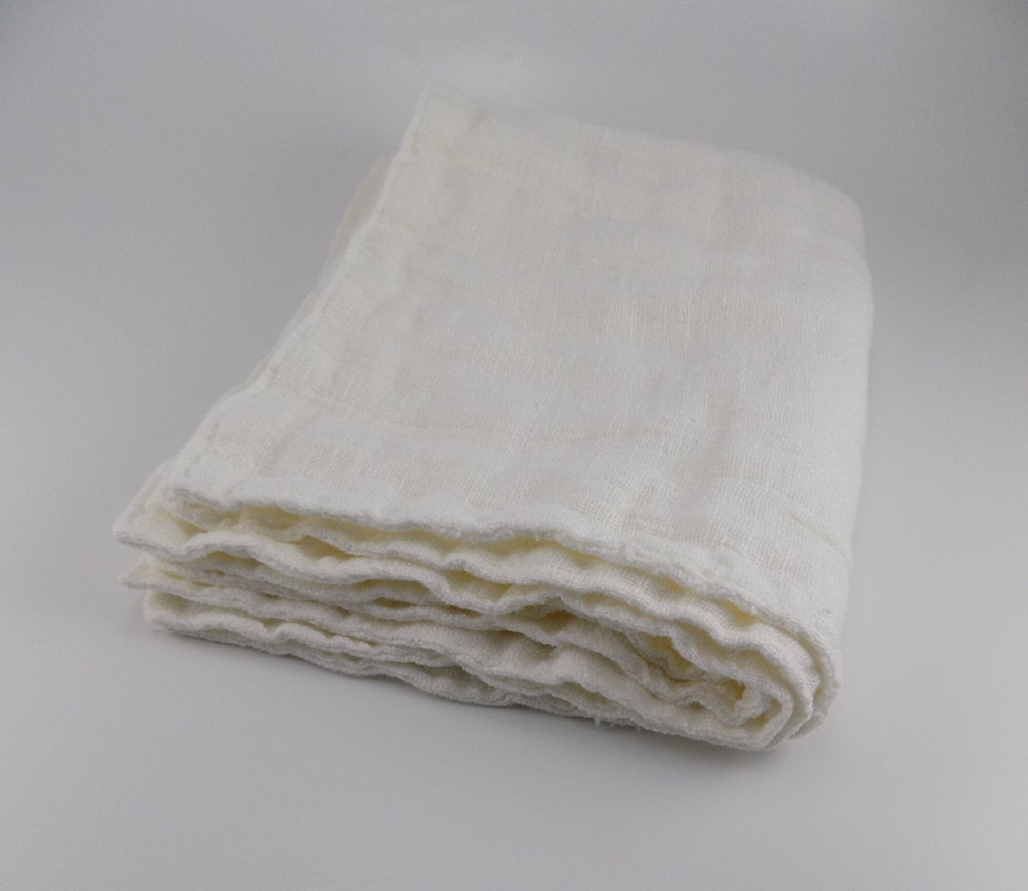 White Linen Throw / Double Layer Linen Blanket / Baby Linen Etsy