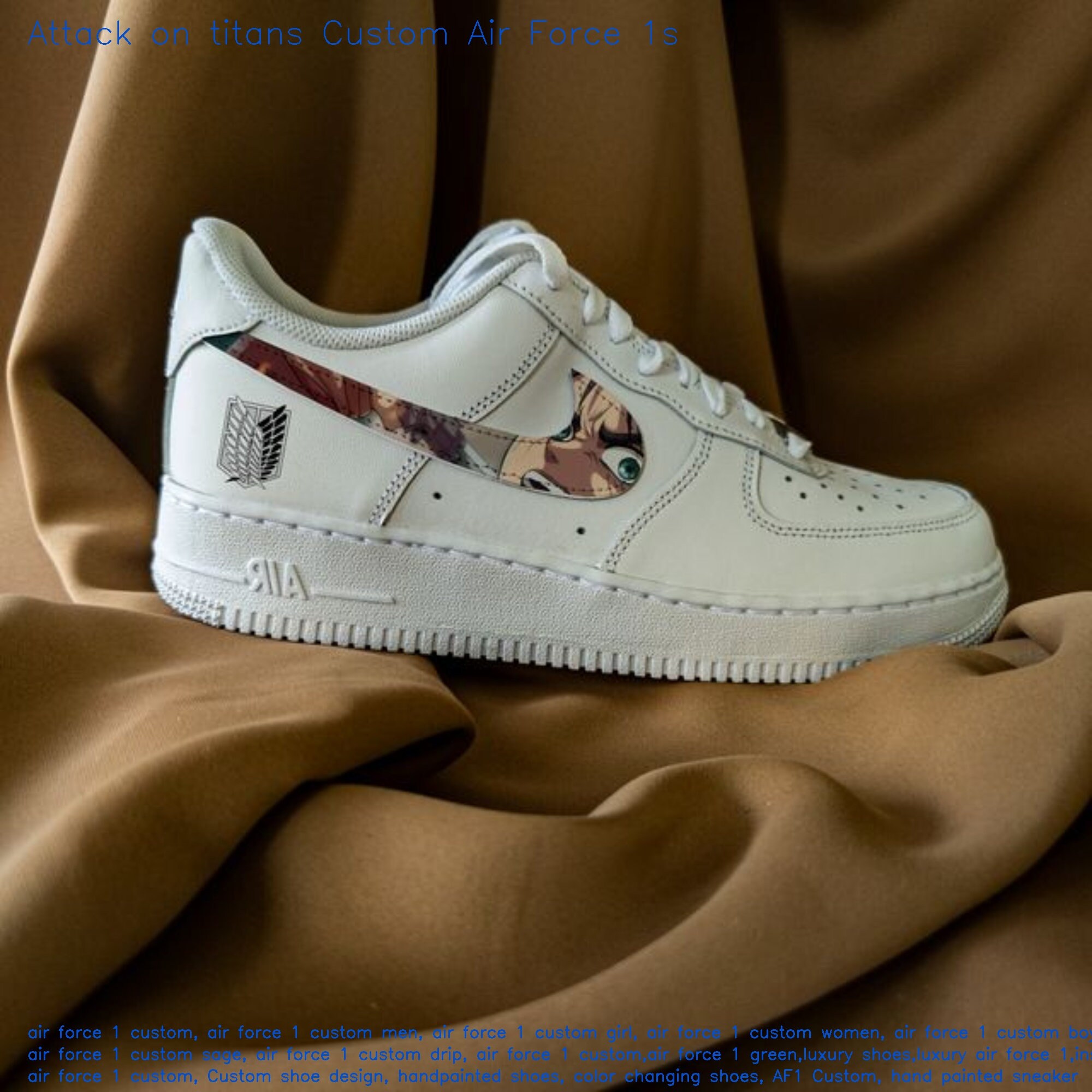 LV Drip Design - Custom Nike Air Force 1 Trainers – MattB Customs