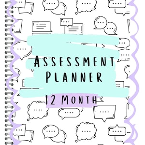 DIGITAL Download Assessment Planner, school-based speech therapy, special education, school psychology, Educational Diagnostician, IEP, FIE