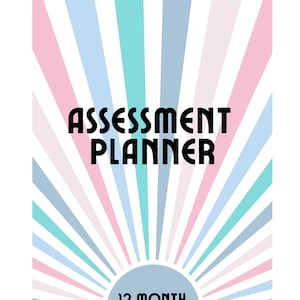PRINTABLE Assessment Planner designed for school-based SLPs, School Psychologists, Educational Diagnosticians, IEPs/ FIEs