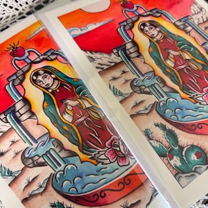 伝統的な聖母マリアのアートプリント