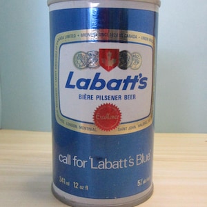 Labatts Blue Beer Can