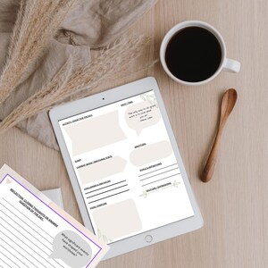 Daily Digital Journal | Therapy, iPad, GoodNotes, Notability Notebook