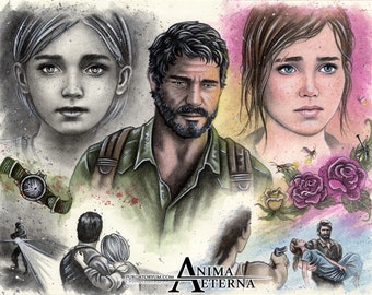 Baby Girl the Last of Us Traditional Art Watercolor Painting - Etsy Norway Baby Girl the Last of Us Traditional Art Watercolor Painting - Etsy Norway