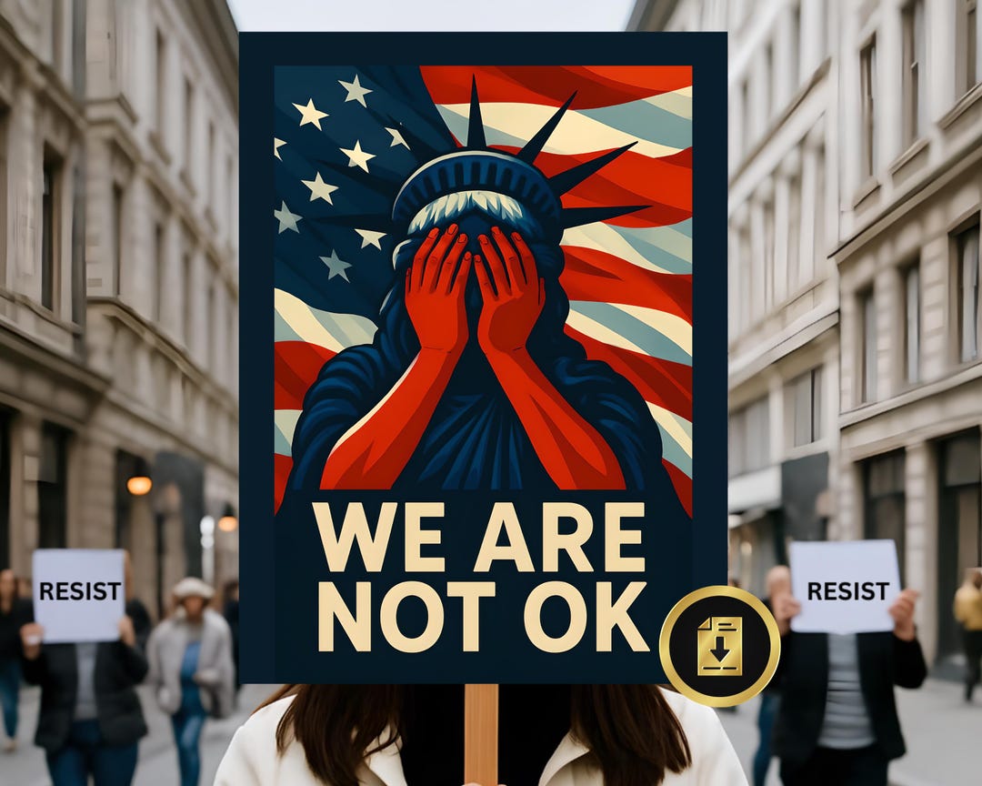 No Rights Image NO KINGS Sign: Anti Trump Protest Poster Digital Download - Etsy