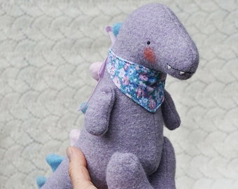 dinosaur plush, custom dino plushie,cute dinosaur stuffed plush, made to order