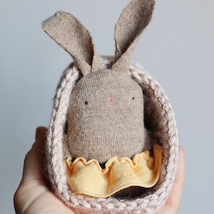 mini rabbit, bunny, cat, fox plush, koala, bear custom,small stuffed animal plush, tiny plush, doll, miniature plushie image 4