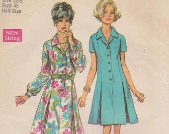 Simplicity 8659 / Vintage 60s Sewing Pattern / Dress / Bust 45
