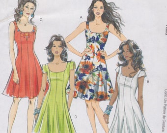 McCalls 6027  Sewing Pattern  Dress  Sizes 6 8 10 12  Unused