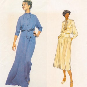 Vogue French Boutique 1834  Vintage Designer Sewing  By Renata  Dress  Size 10  Bust 32 1/2 Unused