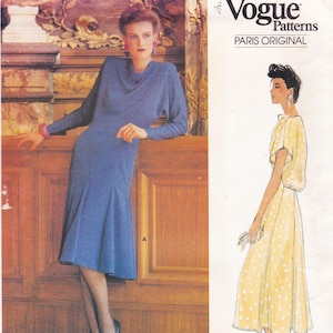 Vogue Paris Original 1503  Vintage Designer Sewing Pattern By Chloe  Dress  Size 10  Unused
