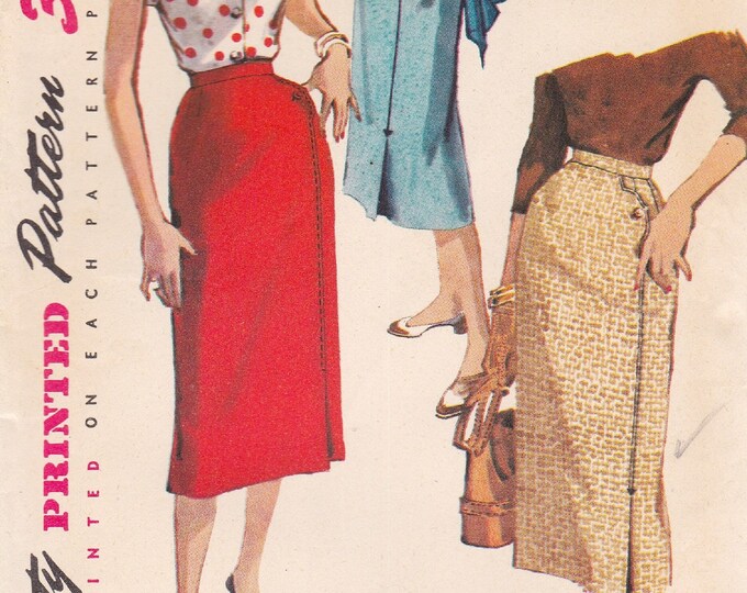 Vintage Long Skirt-Waist 24 to 28